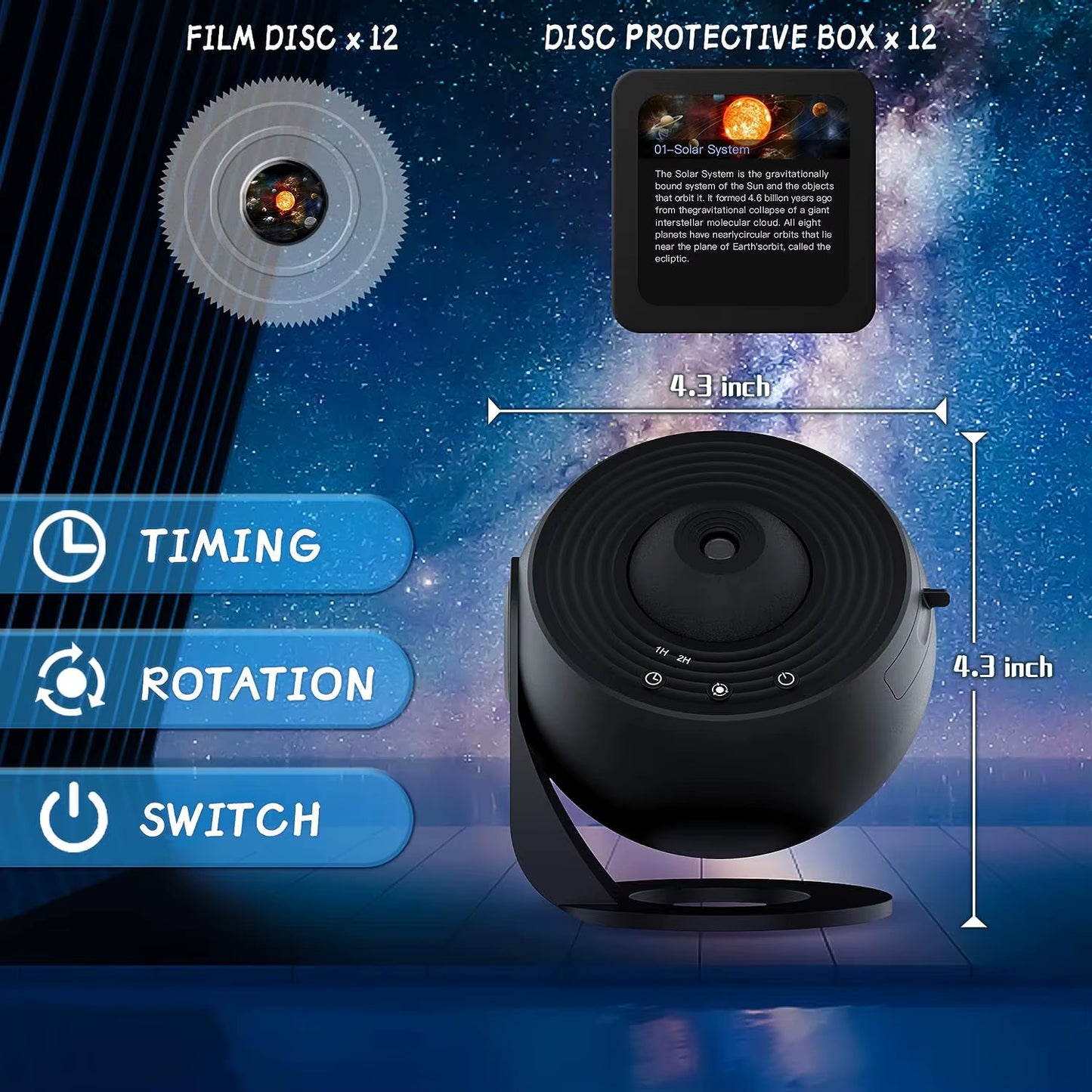 GalaxiGlow 13-in-1 Night lamp