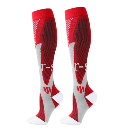 1 Pair Compression Socks - Medical, Nursing, Athletic, Pregnancy, Varicose Veins Support