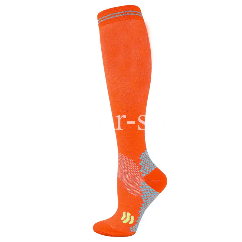 1 Pair Compression Socks - Medical, Nursing, Athletic, Pregnancy, Varicose Veins Support