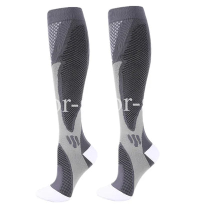 1 Pair Compression Socks - Medical, Nursing, Athletic, Pregnancy, Varicose Veins Support