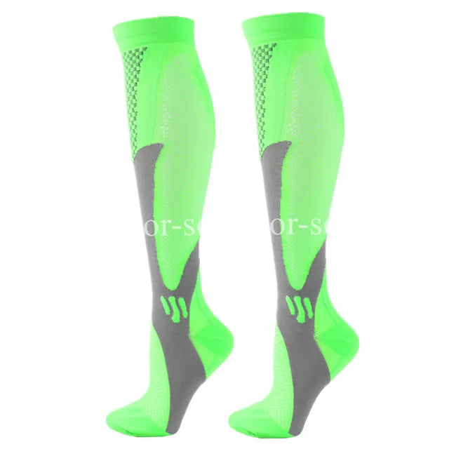 1 Pair Compression Socks - Medical, Nursing, Athletic, Pregnancy, Varicose Veins Support